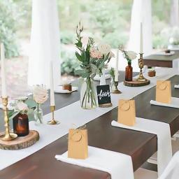 50/10 pçs saco de presente de papel kraft com corda de cânhamo perfeito para festa casamentos aniversário feriado doces armazenamento de biscoitos embalagens de jóias - Image 5
