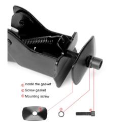 Bicicleta ajustável Kickstand com perna dupla, suporte de bicicleta dobrável, montagem central, serviço pesado, novo, 2022 - Image 5