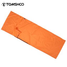 Tomshoo-Poliéster portátil saco de dormir, forro com fronha, Camping, Caminhadas, ao ar livre, Viagem, Pongee, saudável, 70x210cm - Image 1