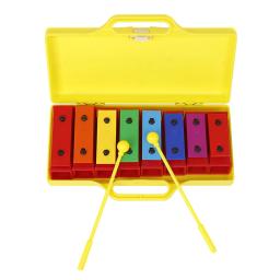8 nota xilofone mão sino colorido percussão bebê brinquedo educativo crianças musical presente de natal crianças instrumento musical brinquedos - Image 5