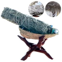 Sábio Cascão Kit com Abalone Shell, tripé Stand, incenso natural varas definido para a cura Yoga e Meditação - Image 4