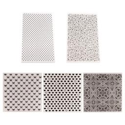 Pasta relevo coração redondo cartão fazendo diy scrapbooking estêncil artesanato papel - Image 1