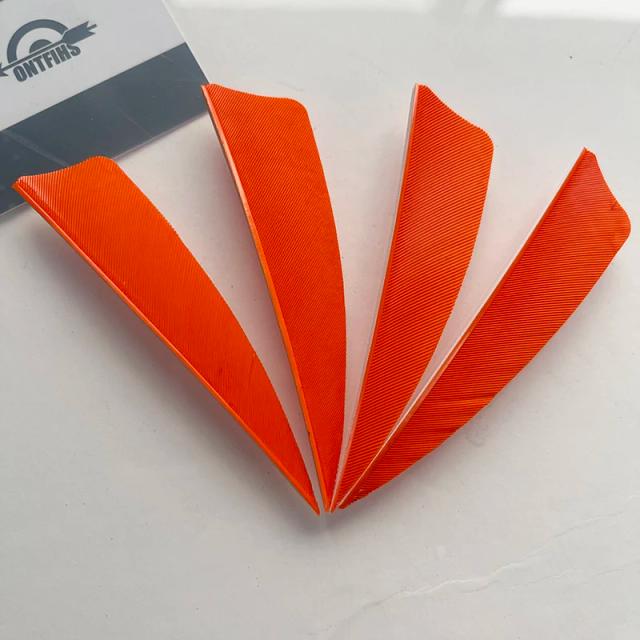 Asa Direita para Arqueiro com Penas de Turquia - 50 Peças de Fletching para Acessórios de Caça, 3 Polegadas