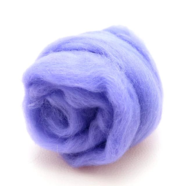 Fibra de Lã para Feltragem - 200g para Feltragem a Agulha e Úmida, Materiais Artesanais DIY, 66 Cores Disponíveis