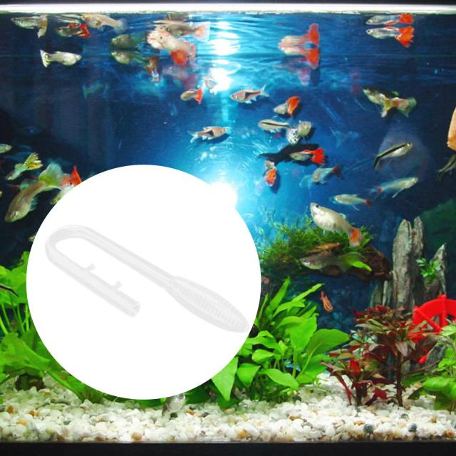 Tubo de Entrada de Vidro para Aquário Plantado - Filtro de Tanque de Peixes Fácil de Instalar e Limpar