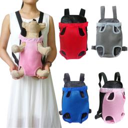 Respirável alça de ombro sacos para cão pequeno, Pet transportadora mochila, malha camuflagem, produtos de viagem ao ar livre, gatos e cães, Gatos - Image 1