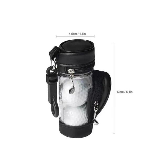 Bolsa de Armazenamento de Golfe Multifuncional PU+PVC 13x4.5cm