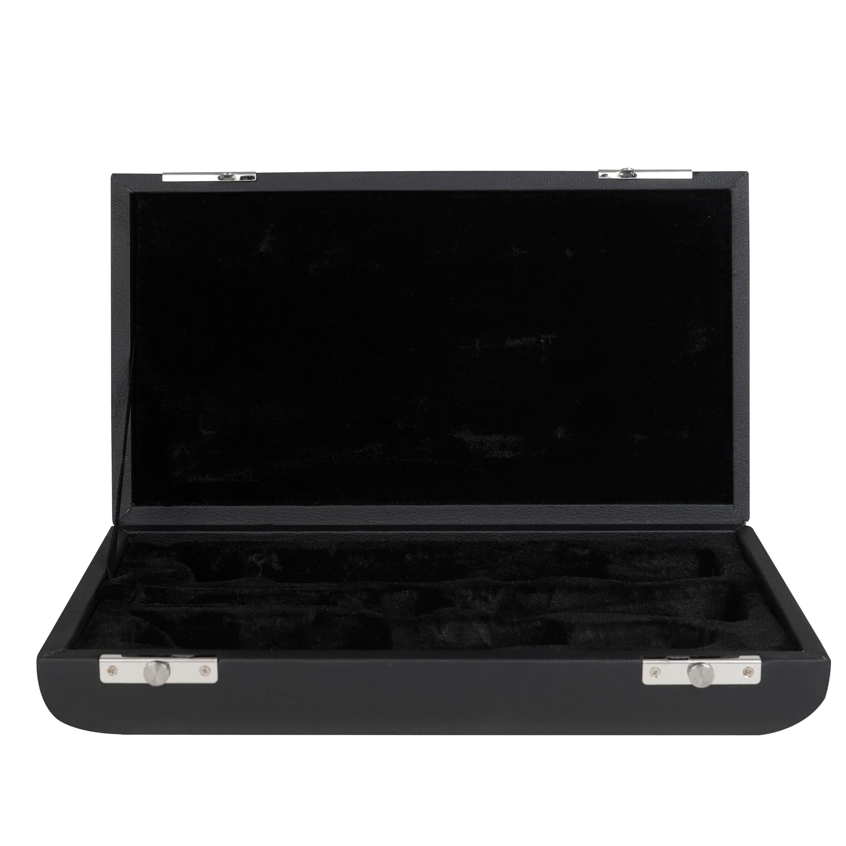 Estojo de couro do plutônio para instrumentos musicais, saco do armazenamento para instrumentos musicais, cor preta - Image 1