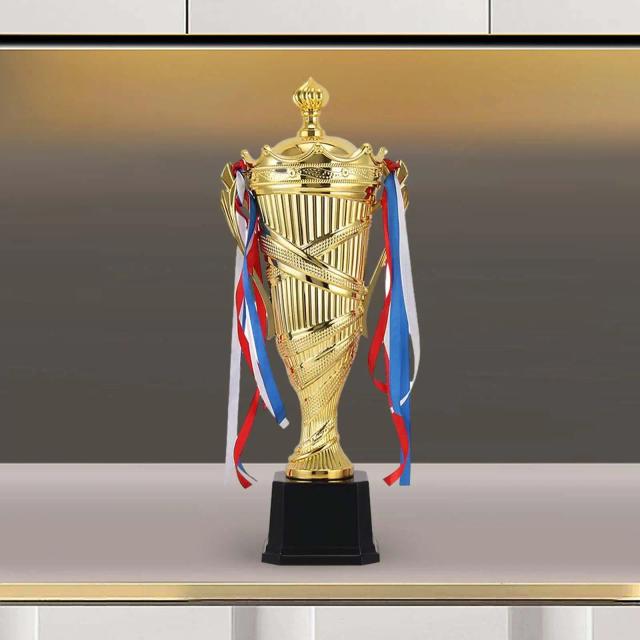Trophy Cup with Lid for Sports, Awards, and Gifts for Kids and Adults