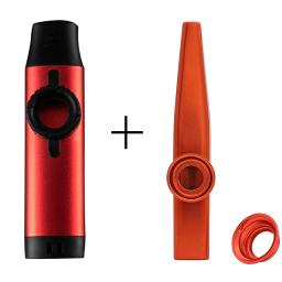 Kazoo profissional Metal Kazoos, instrumento de sopro, musical para iniciantes, crianças, presentes adultos, comprar um Get One Gift - Image 2