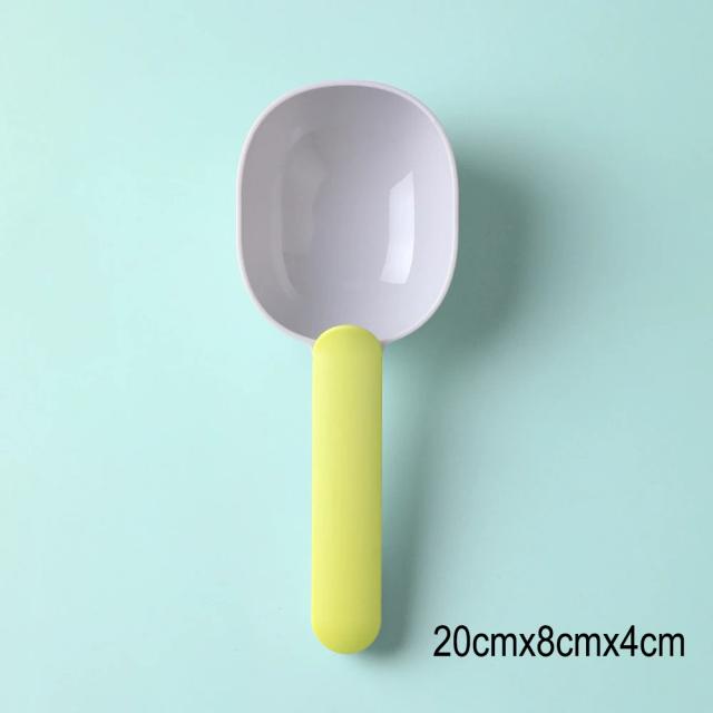 Saco de Selagem Multifuncional para Alimentos com Colher, Copo Medidor e Clip - Ideal para Gatos e Cães