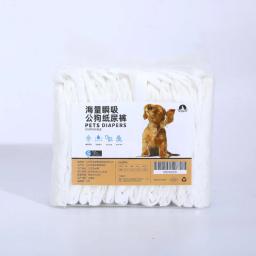 Fraldas descartáveis para cães, super absorção, fêmea, macho, fisiológico, gato, animal de estimação, fraldas, calças, respirável, curto, cachorro, 10pcs - Image 6