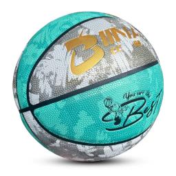 PU infantil impermeável antiderrapante basquete, bola de treinamento interior e exterior, equipamento esportivo escolar, Team Match, tamanho 5 - Image 4