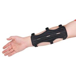 Arco e seta Equipamento Caça, Tecido De Couro, Arco e flecha Braço Guarda, Quatro Strap Fivela De Couro, Alças ajustáveis, Reverse Tradicional - Image 3