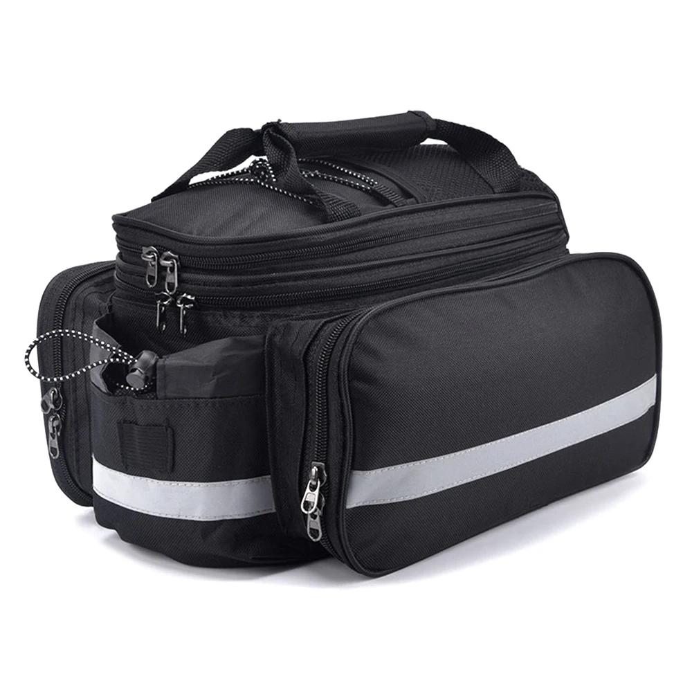 Transportador de bicicleta Bolsa MTB Bicicleta Rack Bag Tronco Pannier Ciclismo Multifuncional Grande Capacidade PortableTravel Bag Com Capa De Chuva - Image 1