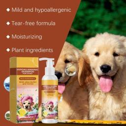 Pet Grooming Shampoo para Gatos e Cães, Remove ácaros, Flea Desodorizante, Reduzir Coceira, Anti Flea, Cabelo Suave - Image 6