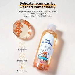 Lasting Fragrância Pet Shower Gel, Shampoo para cães, limpeza hidratante, cabelo liso, coceira Worm Repelente, suprimentos limpos - Image 3