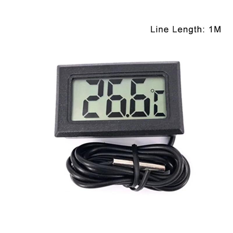 Termômetro eletrônico para aquário, termômetro digital lcd para aquário, temperatura da água medição acessórios - Image 1