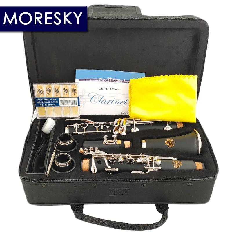 Moresky-17 Chave Bb Clarinette, Corpo ABS, Sib Klarnet, E1 - Image 1