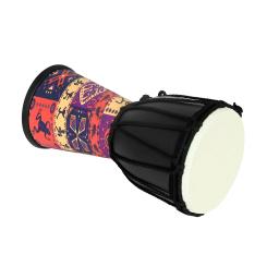 Tambor tradicional africano para crianças, tambor colorido mão, percussão instrumento musical, 4 em - Image 4