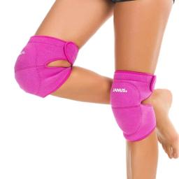 Joelheira feminina ajustável, reforçada, dança, yoga, vôlei, suporte de joelho, esportiva, pressurizada, protetor - Image 1