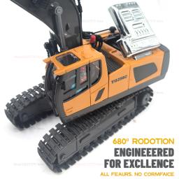 Crianças carro de controle remoto brinquedos fora da estrada escavadeira caminhão basculante bulldozer veículos elétricos rc presente para meninos meninas sala de jogos ao ar livre - Image 6