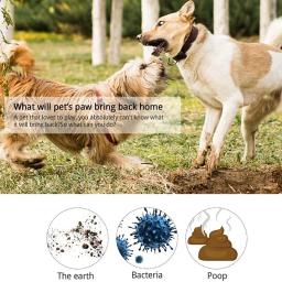Lavadora portátil do pé do cão, calcador do pé, pet pata limpador copo, pata do cão limpeza banho lama lavadora, grooming escova, 2 em 1 - Image 4