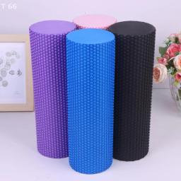 Para exercícios de pilates, treinos domésticos aprimorados, diâmetro 9.6cm, comprimento 30cm, rolo redondo de espuma eva, rolo hexagonal - Image 3
