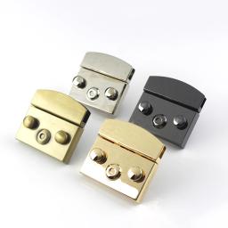 Metal Bag Lock Press Push, Fechos de pasta, Fivela de fechamento, Artesanato de couro, Saco Peças, DIY Acessórios, 1Pc - Image 1