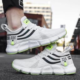 Homens sapatos esportivos casuais respirável leve mulher tênis ao ar livre malha tênis de corrida atlético jogging tenis sapatos caminhada - Image 1