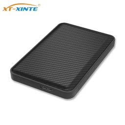 Fibra de carbono 2.5 "sata para usb3.0 hdd gabinete caso de disco rígido móvel para 7mm/9.5mm 2.5 polegada sata hdd ssd caixa de armazenamento externo - Image 1