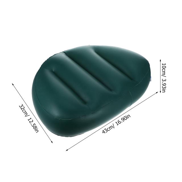 Almofada Inflável Multifuncional para Barco, Canoagem e Camping - Conforto em PVC para Pesca e Lazer