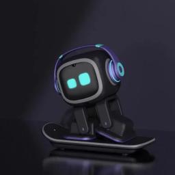 Emo robô pet emopet companheiro inteligente ai comunicação emocional futuro robô de voz para casa brinquedos de mesa crianças presente natal - Image 1