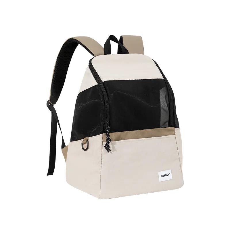 Gatinho respirável lona leve gato mochila, saco de transporte de viagem ao ar livre para gatos e cachorro, Pet carregando suprimentos - Image 1