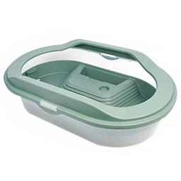 para casa de habitat de tartaruga com piscina de natação inclinada basking de plástico para tanque para répteis - Image 3