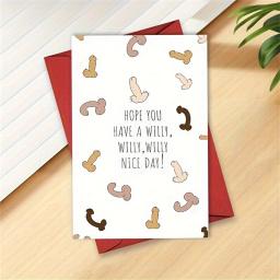 Cartão de feliz aniversário para namorado e namorada, cartão de aniversário engraçado para ele e ela, presente para amigos, esperança, 1pc - Image 1