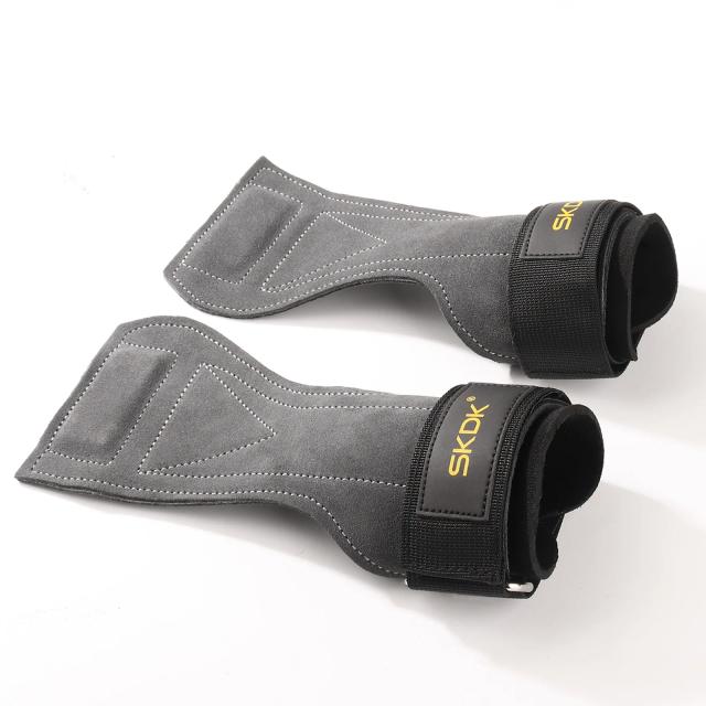 Luvas de Ginástica para Halterofilismo com Proteção de Mãos e Pulseira - Equipamento Fitness, 1 Par