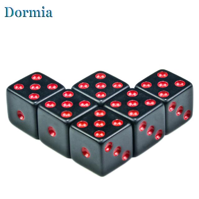 Cubos de Dados Coloridos 16mm - Set com 6 Peças para Jogos de Mesa e Festas