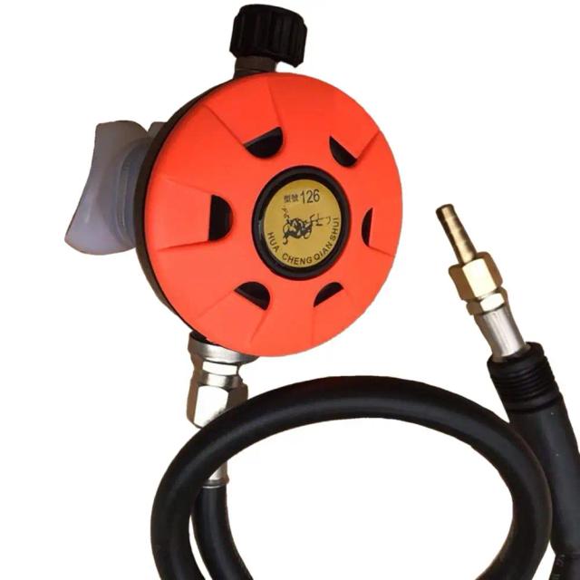 Regulador Ajustável de Silicone Alimentar para Mergulho com Tubo Secundário e Bocal de Alta Qualidade
