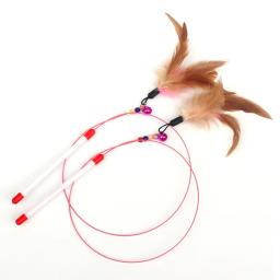 Brinquedos de pelúcia gato com anel sino para animais de estimação, jogo engraçado, alta qualidade, corda elástica, Pet fornecimentos, Happy Cat acessórios, bons suprimentos - Image 4