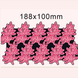 Conjunto de 10 peças de folhas para decoração de fundo, corte de metal, faça você mesmo, scrapbook, cartões de papel, gravação, artesanato, corte artesanal - Image 2