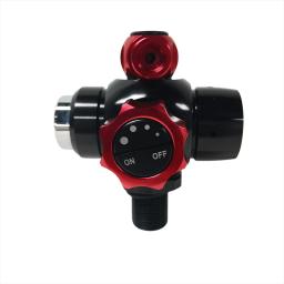 Válvula de mergulho m18x1.5 6061, adaptador de recarga para snorkeling, com válvula de alumínio de aviação - Image 2