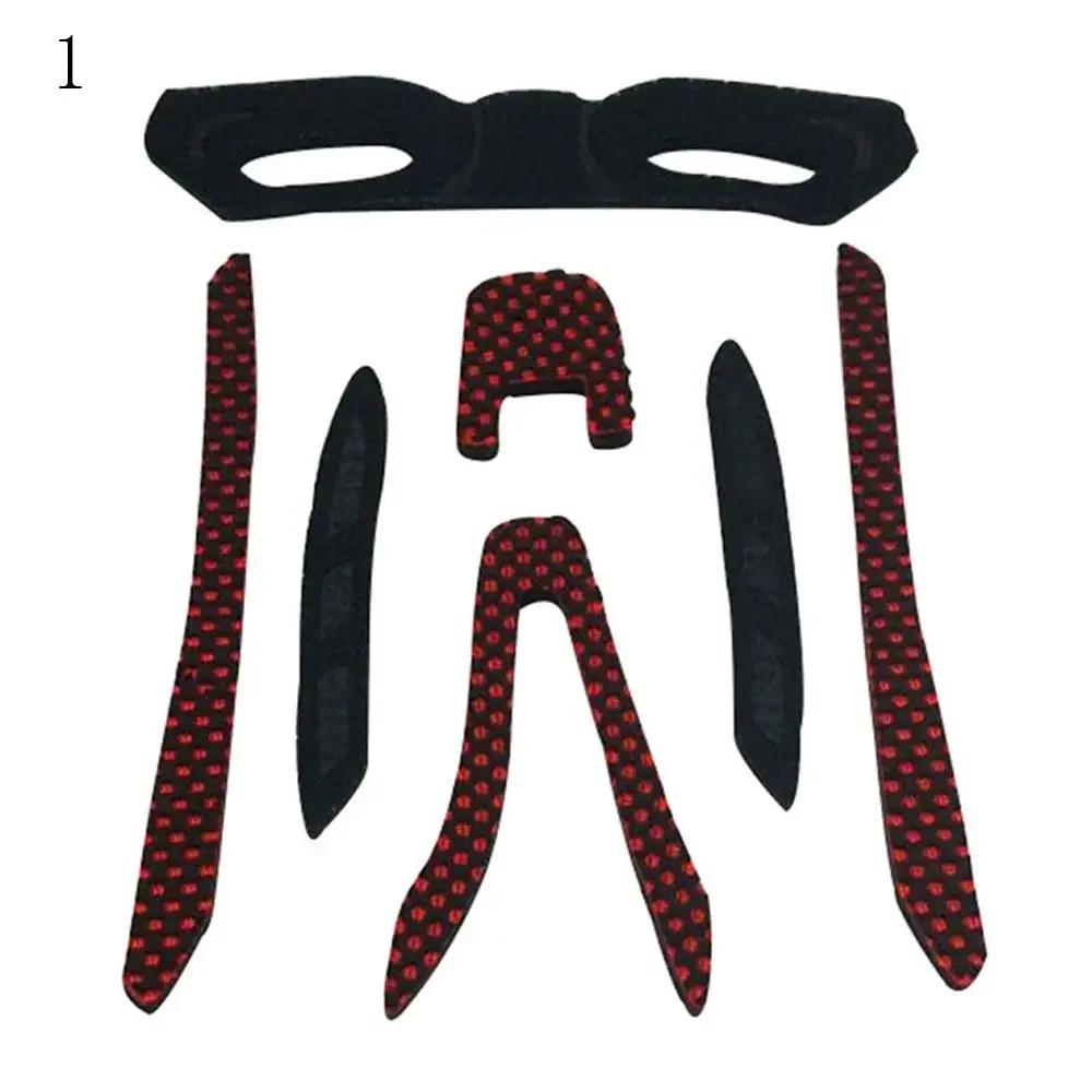 Eva foam stickers for helmet, 1 conjunto, acessórios de proteção desportiva, boné preto, acessórios de proteção de segurança - Image 1