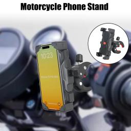 Suporte Do Telefone Da Motocicleta Ajustável, Suporte Giratório, Navegação GPS, DVR, Suporte Da Câmera, iPhone, Samsung, Huawei, Samsung, Xiaomi - Image 2