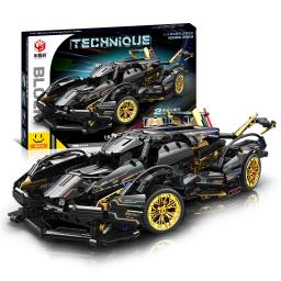 Super Sports Car Building Blocks Set, 1:14 Scale Car Model, Kits de construção de carros de corrida para adultos e jovens - Image 6