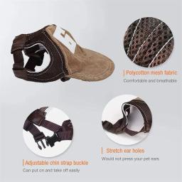 Boné de beisebol com orelhas para animais, chapéu protetor solar ajustável, esportes ao ar livre, pequenos, médios e grandes, gatos, cachorros, gatinhos - Image 4