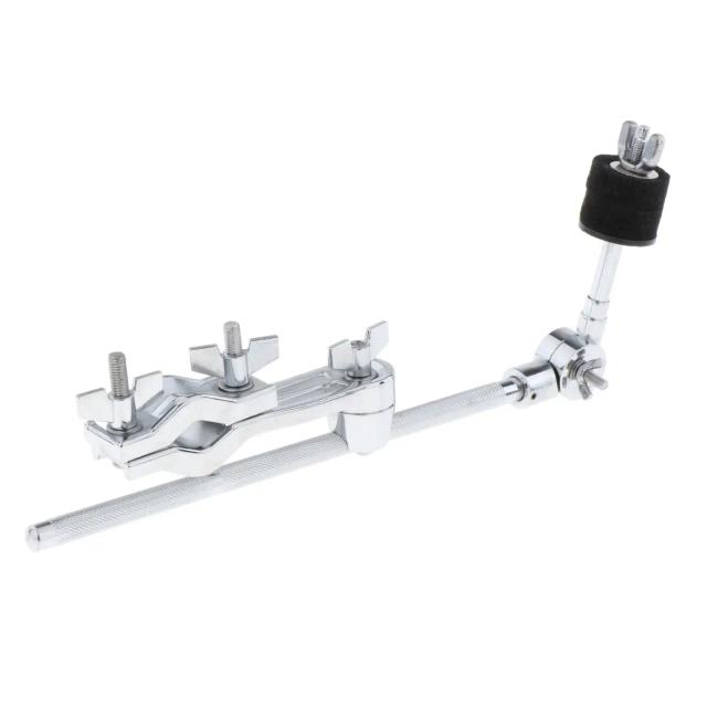 Conjunto de Tambor de Freio e Percussão Metal Drum Pad com Suporte, Acessórios para Snare Drum e Extensão de Silêncio com Grampos