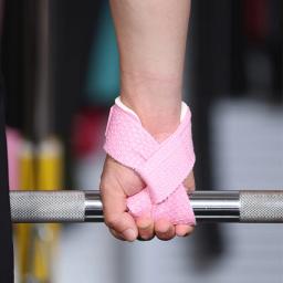 1 par de tiras de pulso para levantamento de peso, pulseira esportiva de silicone celular antiderrapante para academia, tração dura, treinamento de força, unissex - Image 2