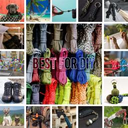 31m 550 paracord 4mm 7core sobrevivência ao ar livre pára-quedas corda tenda acessórios para diy fazendo cordão pulseira coleira de cachorro idéia presente - Image 6