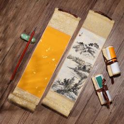 Papel De Rolagem De Caligrafia Em Branco, Papel De Arroz Chinês, Papel Xuan Pendurado, Artesanato DIY, Suprimentos De Montagem - Image 1